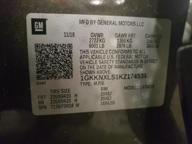 2019 GMC ACADIA DEN - 1GKKNXLS1KZ174534