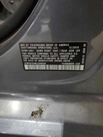 2020 VOLKSWAGEN PASSAT SE 1VWSA7A38LC008225