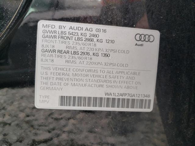 2016 AUDI Q5 PREMIUM - WA1L2AFP7GA121348