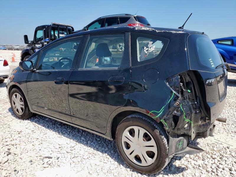 HONDA FIT 2011 black  gas JHMGE8H33BS003123 photo #3