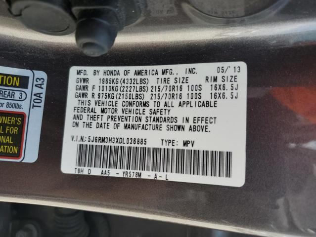 2013 HONDA CR-V LX - 5J6RM3H3XDL036885