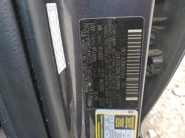 2016 KIA OPTIMA LX - KNAGT4L36G5107471