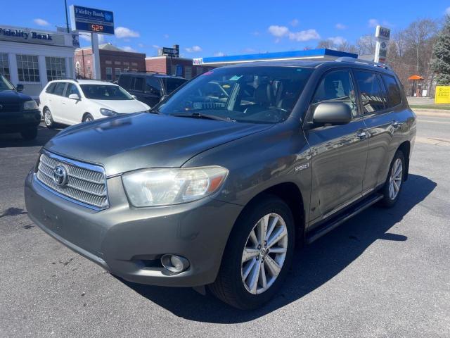 TOYOTA HIGHLANDER 2009 gray 4dr spor hybrid engine JTEEW44A592033295 photo #3