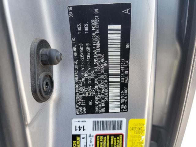 2017 TOYOTA SIENNA LE 5TDJZ3DCXHS149461