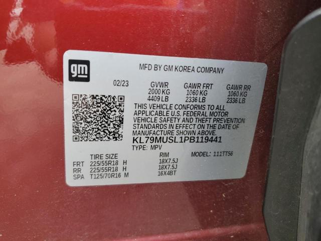 2023 CHEVROLET TRAILBLAZE - KL79MUSL1PB119441
