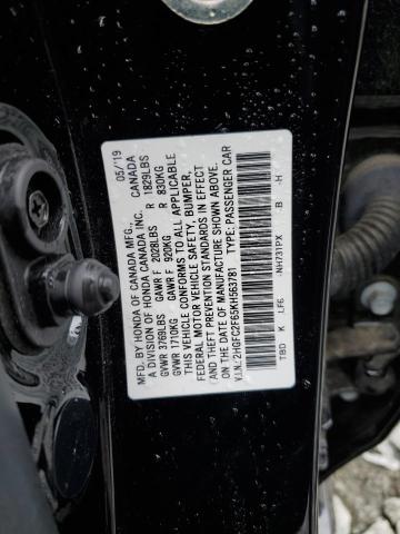 2019 HONDA CIVIC LX - 2HGFC2F65KH563781