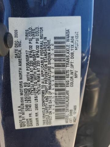 2010 MITSUBISHI ENDEAVOR L - 4A4JN2AS4AE012540