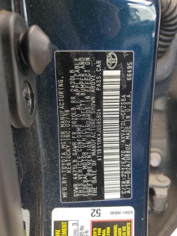 2018 TOYOTA CAMRY L - 4T1B11HK4JU585804