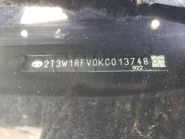 2019 TOYOTA RAV4 XLE - 2T3W1RFV0KC013748