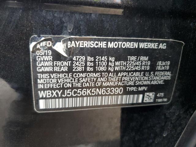 2019 BMW X2 XDRIVE2 WBXYJ5C56K5N63390