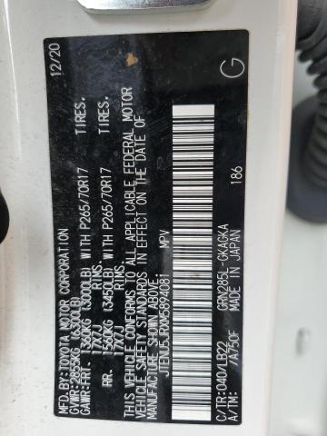 2021 TOYOTA 4RUNNER SR - JTENU5JRXM5894081