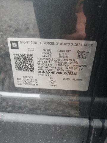 2019 CHEVROLET EQUINOX LS 3GNAXHEV0KS579318