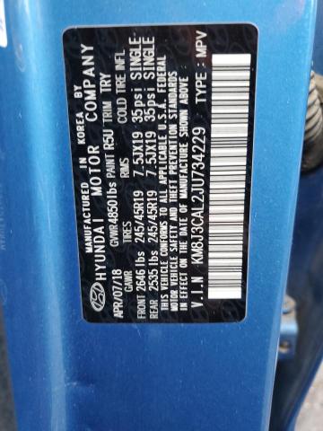 2018 HYUNDAI TUCSON SPO KM8J3CAL2JU734229