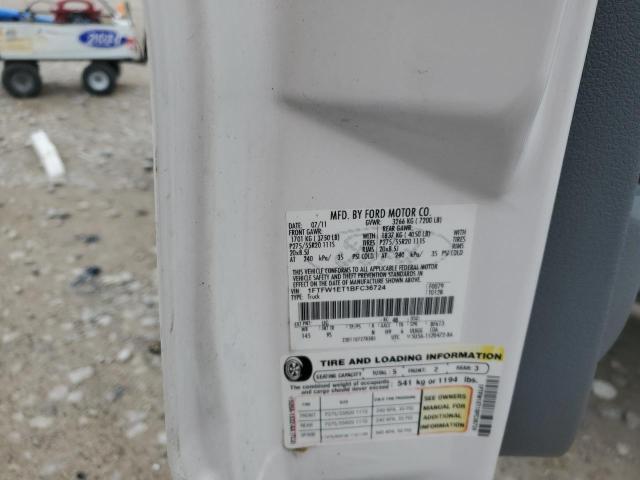 2011 FORD F150 SUPER - 1FTFW1ET1BFC36724