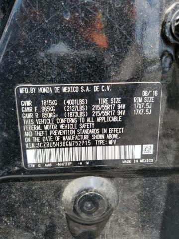 2016 HONDA HR-V LX - 3CZRU5H36GM752715