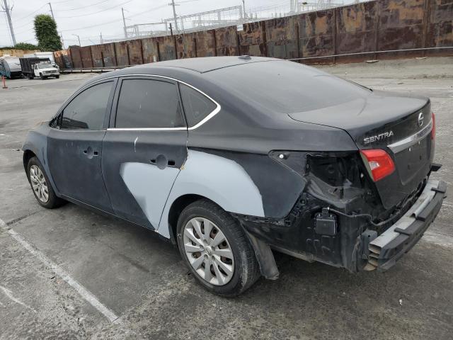 NISSAN SENTRA S 2016 black  gas 3N1AB7AP4GY249603 photo #3
