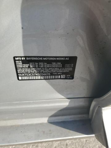 2019 BMW X3 XDRIVEM 5UXTS3C57K0Z04476