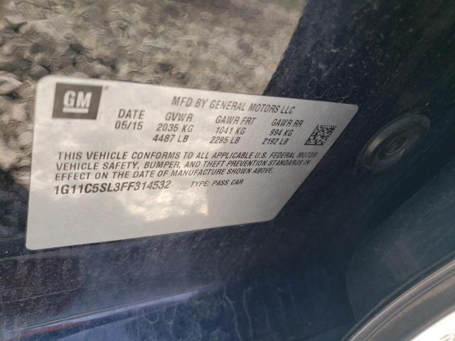 2015 CHEVROLET MALIBU 1LT - 1G11C5SL3FF314532