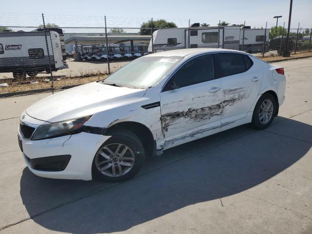 KIA OPTIMA LX 2011 white  gas KNAGM4A79B5134028 photo #1