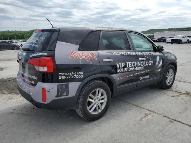 KIA SORENTO LX 2014 black 4dr spor gas 5XYKT3A61EG537739 photo #4