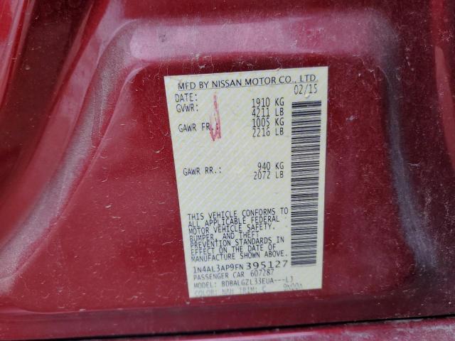 2015 NISSAN ALTIMA 2.5 - 1N4AL3AP9FN395127