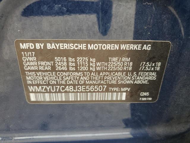 2018 MINI COOPER S E WMZYU7C48J3E56507