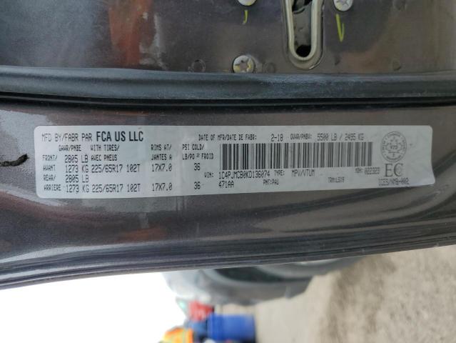 2019 JEEP CHEROKEE L - 1C4PJMCB0KD136074