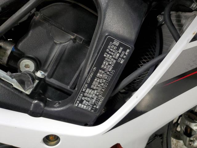 2013 SUZUKI GSX-R600 JS1GN7FA7D2100335