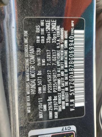 2011 HYUNDAI SANTA FE G - 5XYZGDAB7BG069940