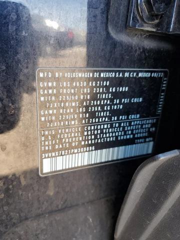 2023 VOLKSWAGEN TAOS SE 3VVNX7B21PM309896