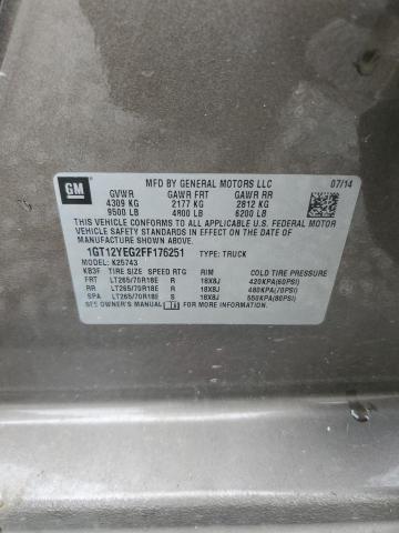 2015 GMC SIERRA K25 1GT12YEG2FF176251