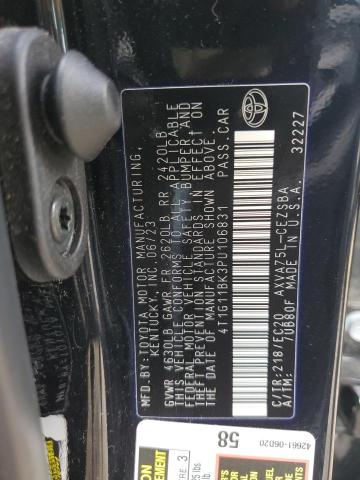 2023 TOYOTA CAMRY SE N 4T1G11BK3PU106831