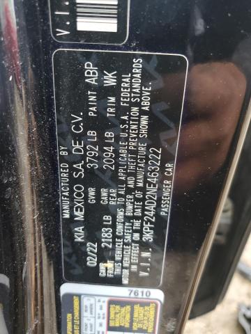 2022 KIA FORTE FE - 3KPF24AD2NE463222