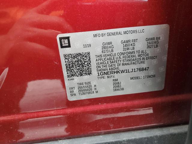 2020 CHEVROLET TRAVERSE L - 1GNERHKW1LJ176847