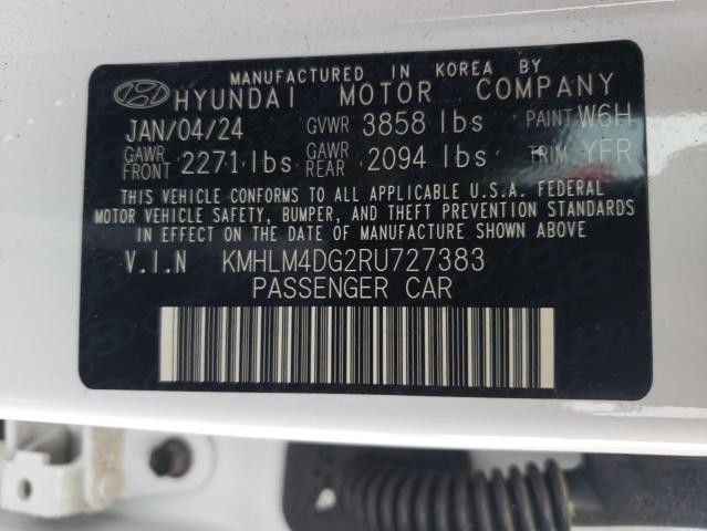 2024 HYUNDAI ELANTRA SE KMHLM4DG2RU727383