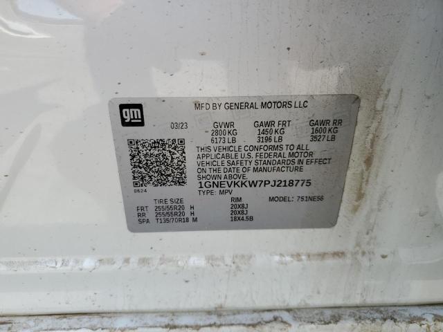 2023 CHEVROLET TRAVERSE P 1GNEVKKW7PJ218775