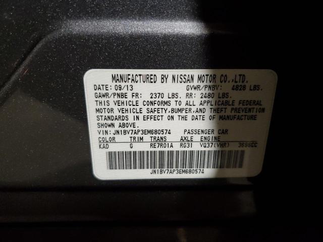 2014 INFINITI Q50 BASE - JN1BV7AP3EM680574