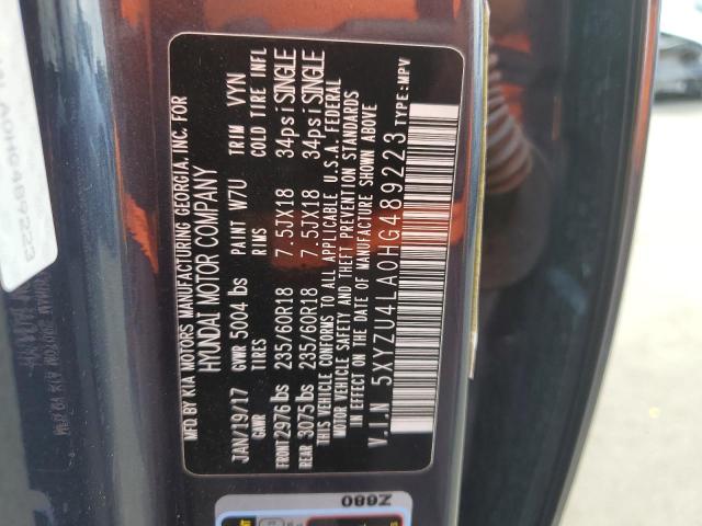 2017 HYUNDAI SANTA FE S 5XYZU4LA0HG489223