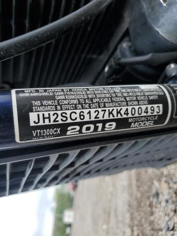 2019 HONDA VT1300 CX JH2SC6127KK400493