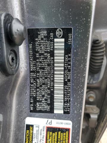 2016 TOYOTA CAMRY LE - 4T1BF1FK7GU131978