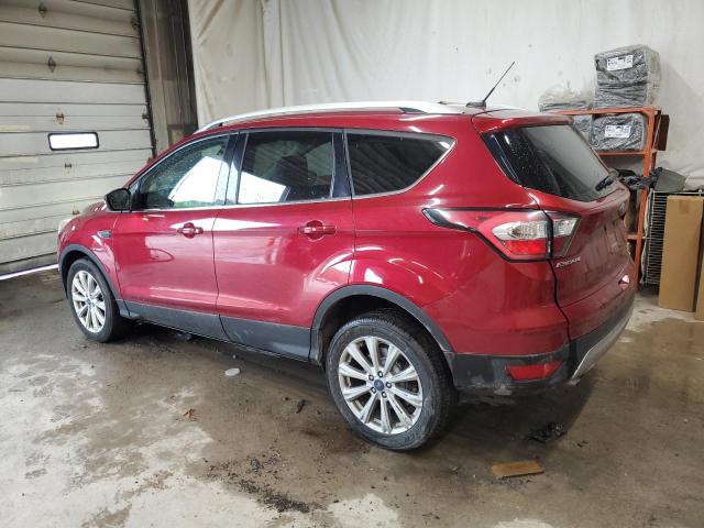 Vin: 1fmcu9jd5hud15254, lot: 58385625, ford escape titanium 20172