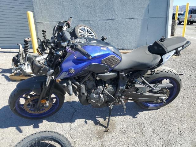 YAMAHA MT07 2021 blue  gas JYARM32E2MA001068 photo #4