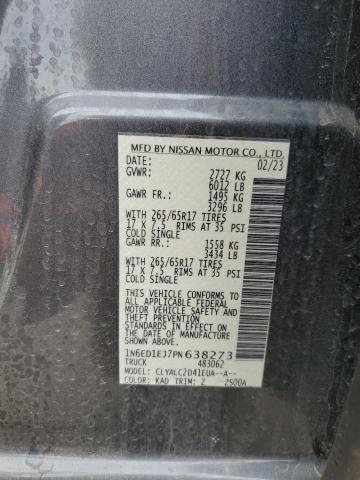 2023 NISSAN FRONTIER S 1N6ED1EJ7PN638273