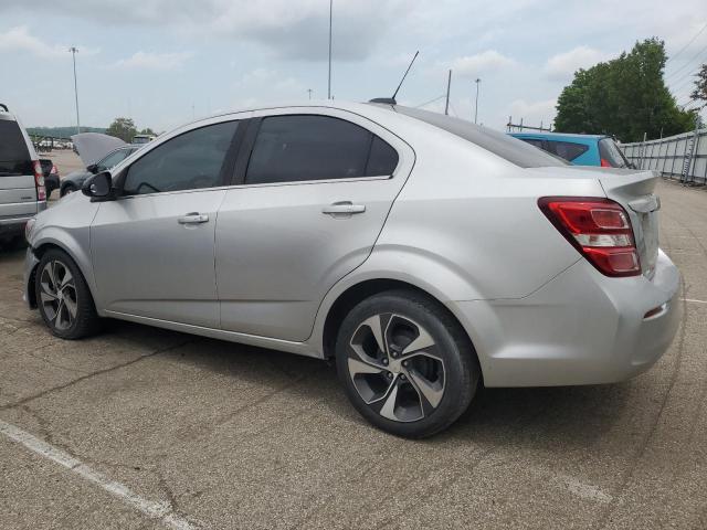CHEVROLET SONIC PREM 2017 silver sedan 4d gas 1G1JF5SB0H4118139 photo #3