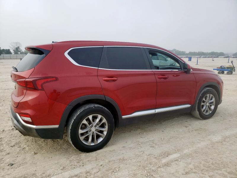HYUNDAI SANTA FE S 2019 red  gas 5NMS23AD6KH089341 photo #4