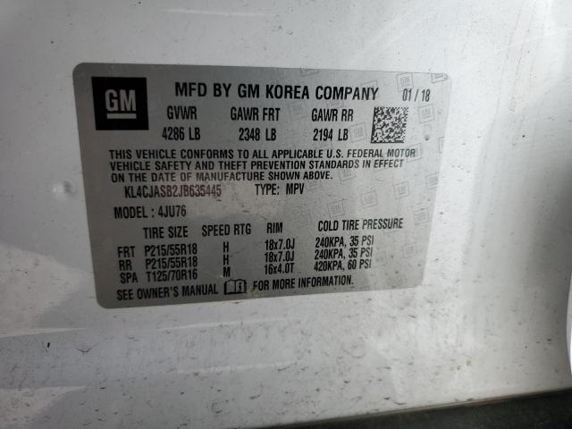 2018 BUICK ENCORE PRE - KL4CJASB2JB635445