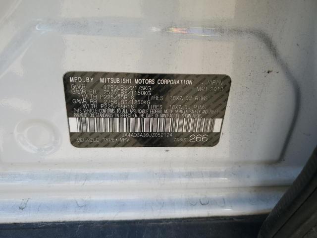 2018 MITSUBISHI OUTLANDER - JA4AD3A39JZ052124