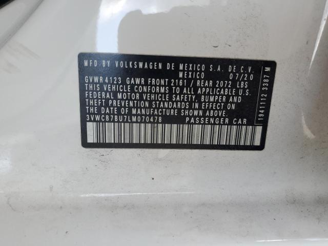 2020 VOLKSWAGEN JETTA S 3VWCB7BU7LM070478