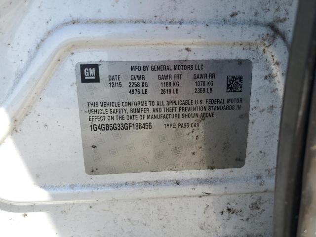 2016 BUICK LACROSSE - 1G4GB5G33GF188456
