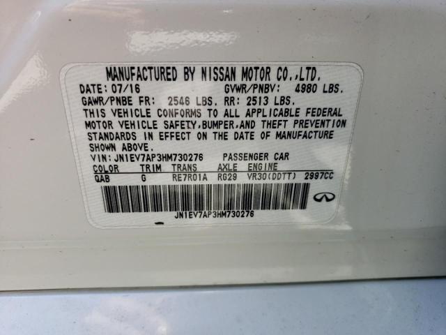 2017 INFINITI Q50 PREMIU JN1EV7AP3HM730276